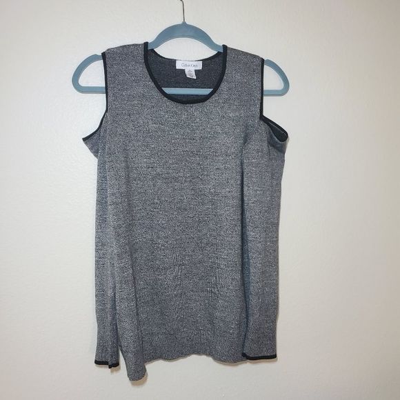 Calvin Klein cold shoulder top small - Picture 1 of 9
